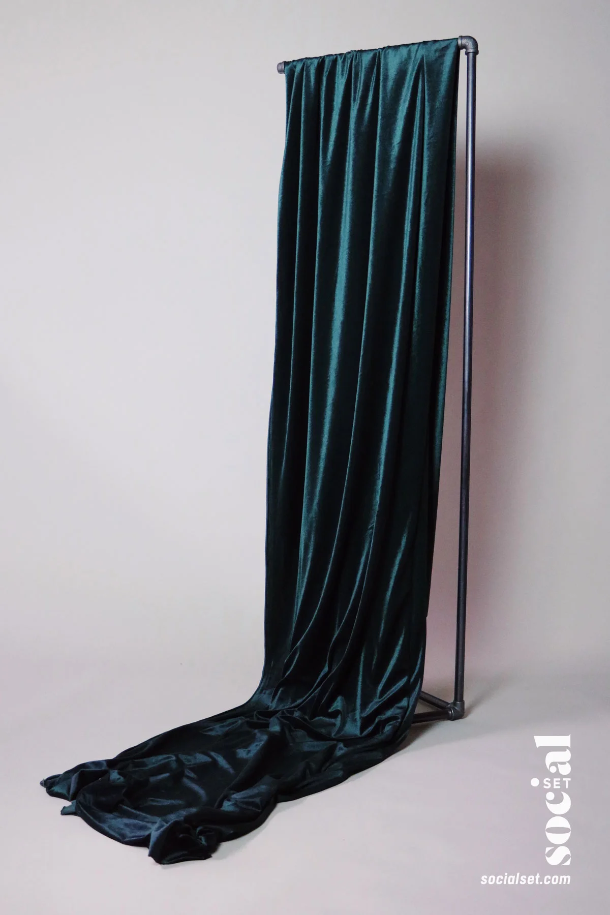 Green Velvet Backdrop