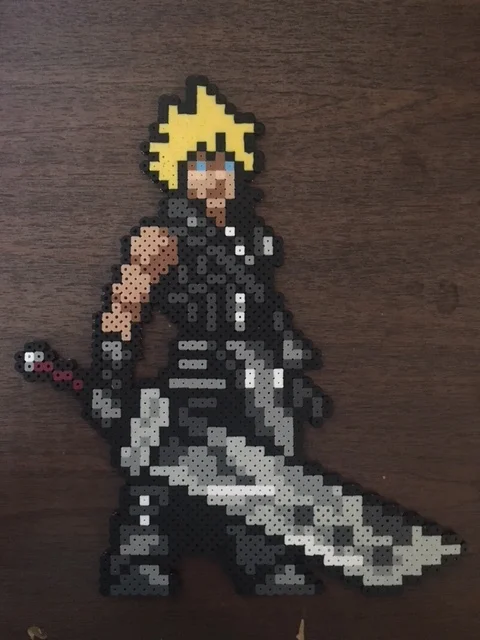 Cloud perler bead design