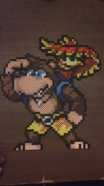 Banjo perler bead design
