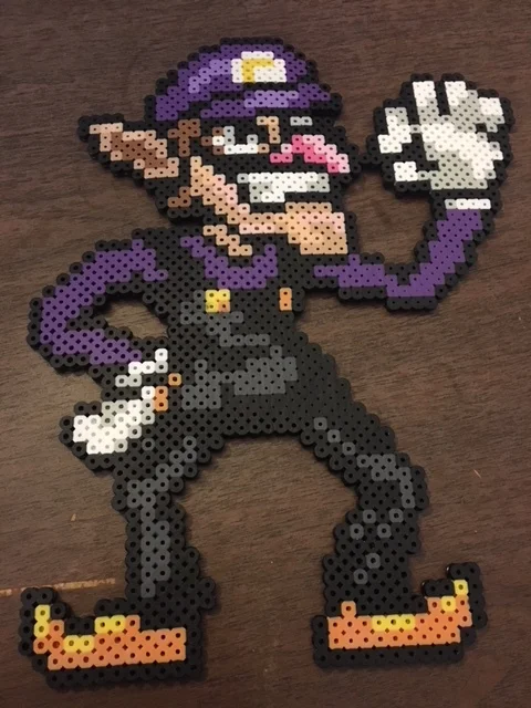 Wa Luigi perler bead design