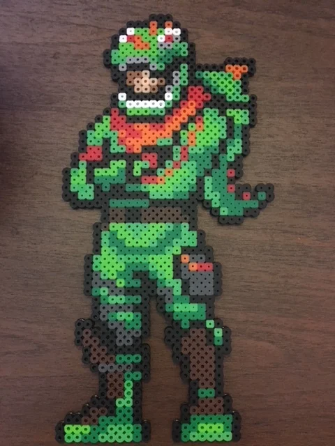 Rex perler bead design