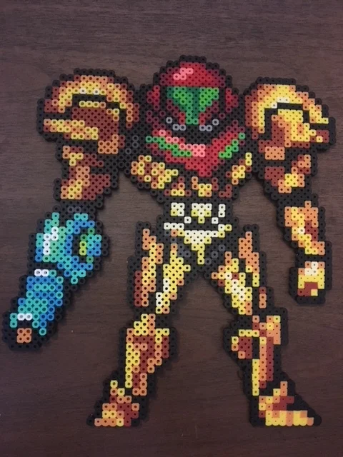 Samus perler bead design