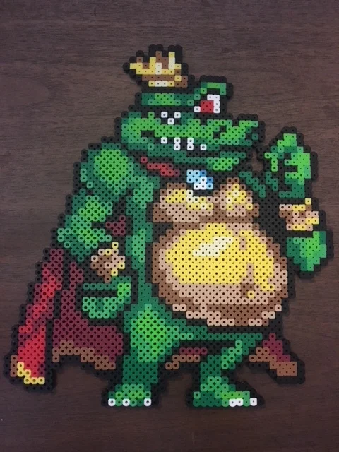 King K Rool perler bead design