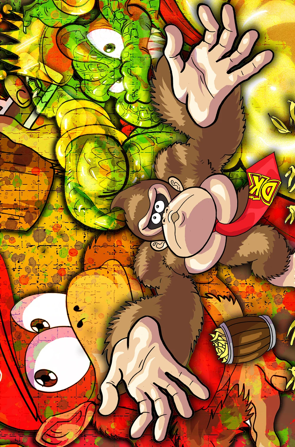 Donkey Kong Country 11x17 Print