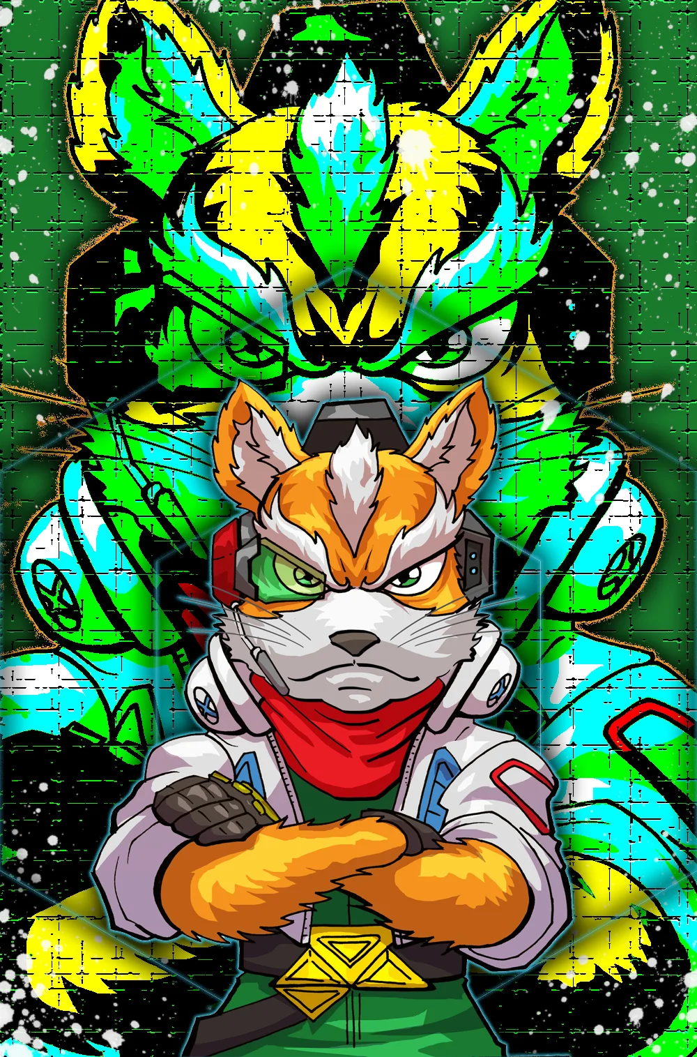 Fox McCloud 11x17 Print