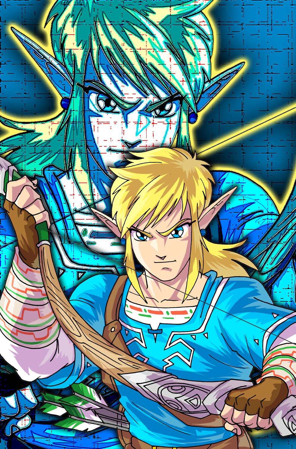 Link botw 11x17 Print