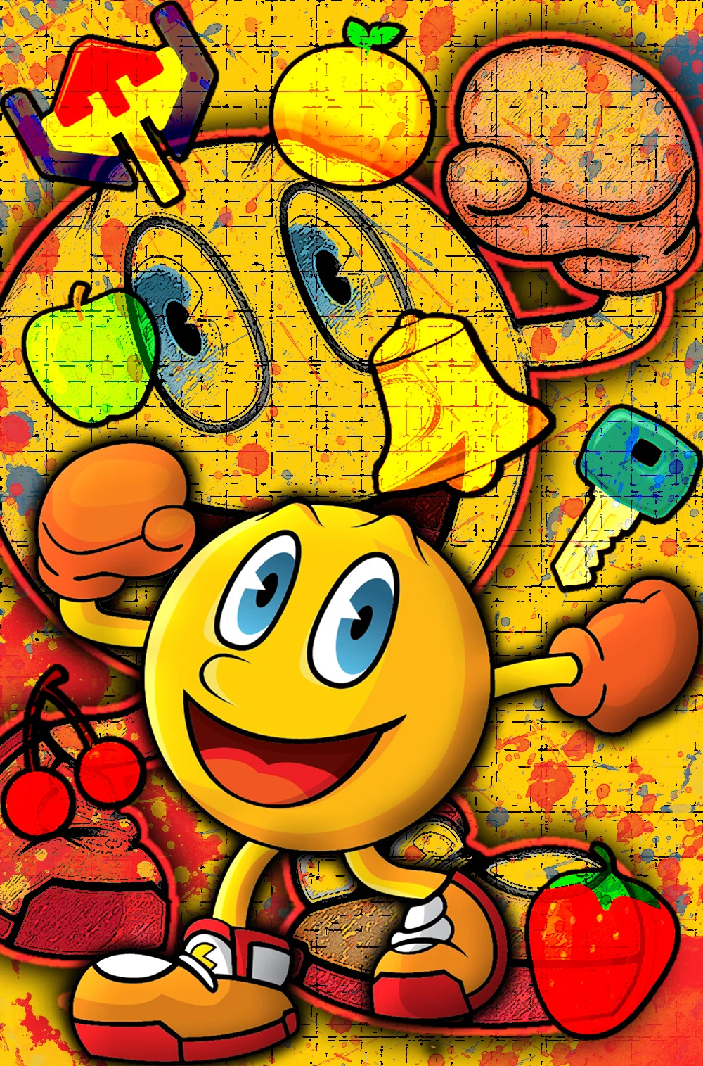 Pacman 11x17 Print