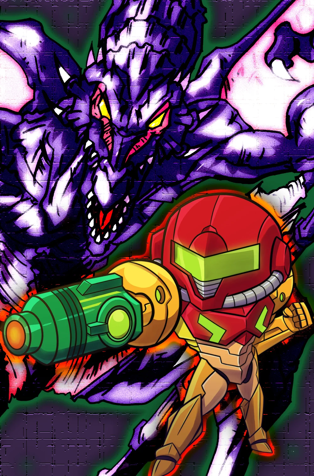 Samus n Ridley 11x17 Print