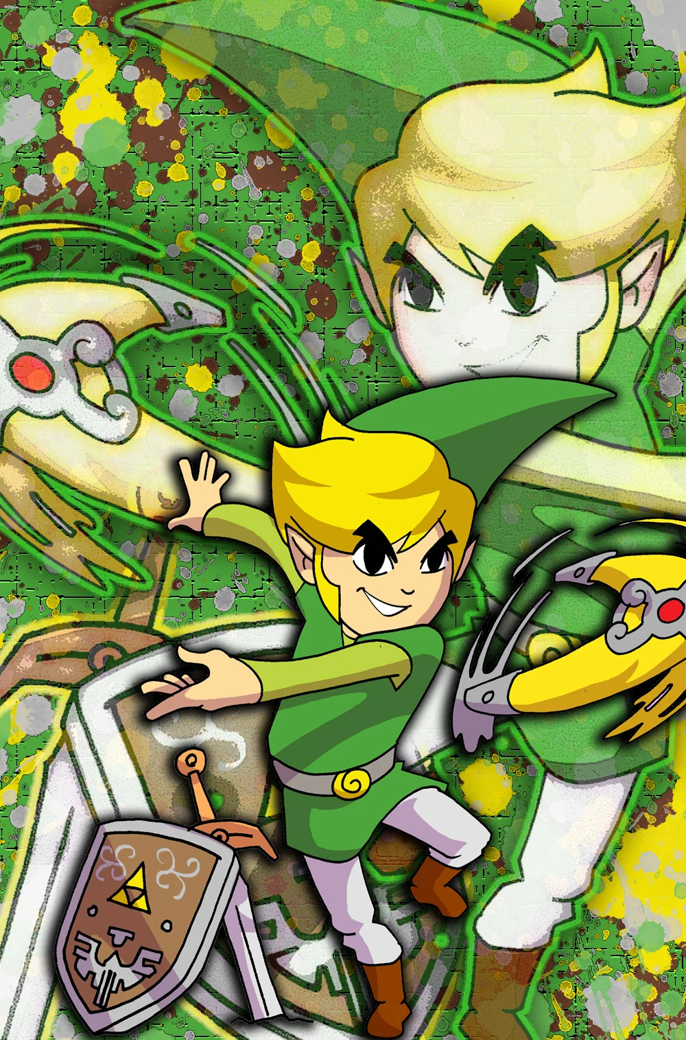 Toon Link 11x17 Print