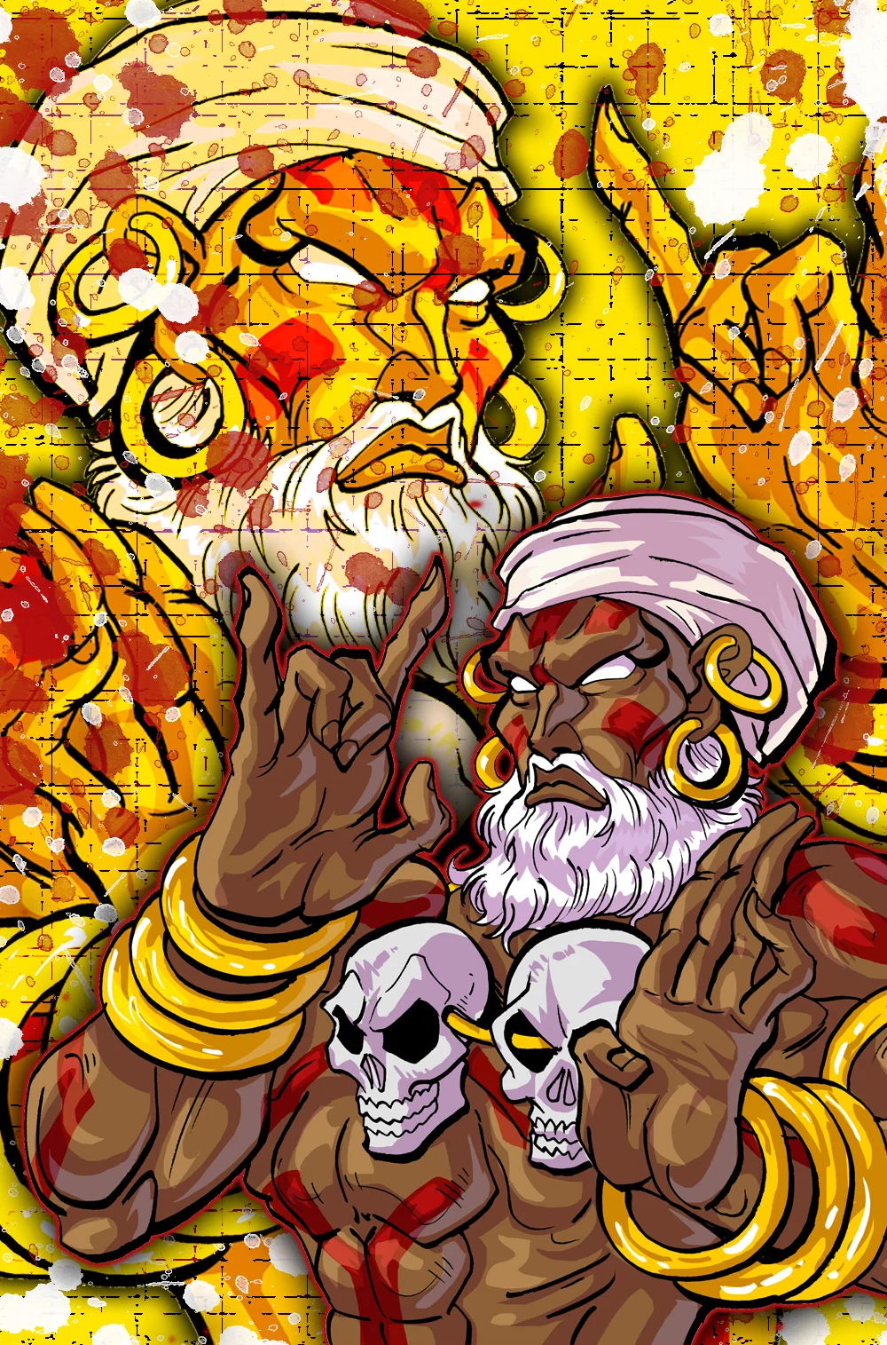 Dhalsim 11x17 Print