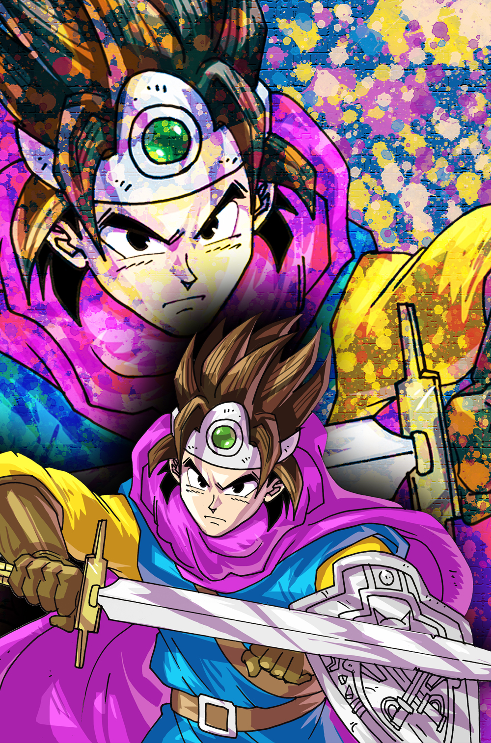 Dragon quest 11x17 Print
