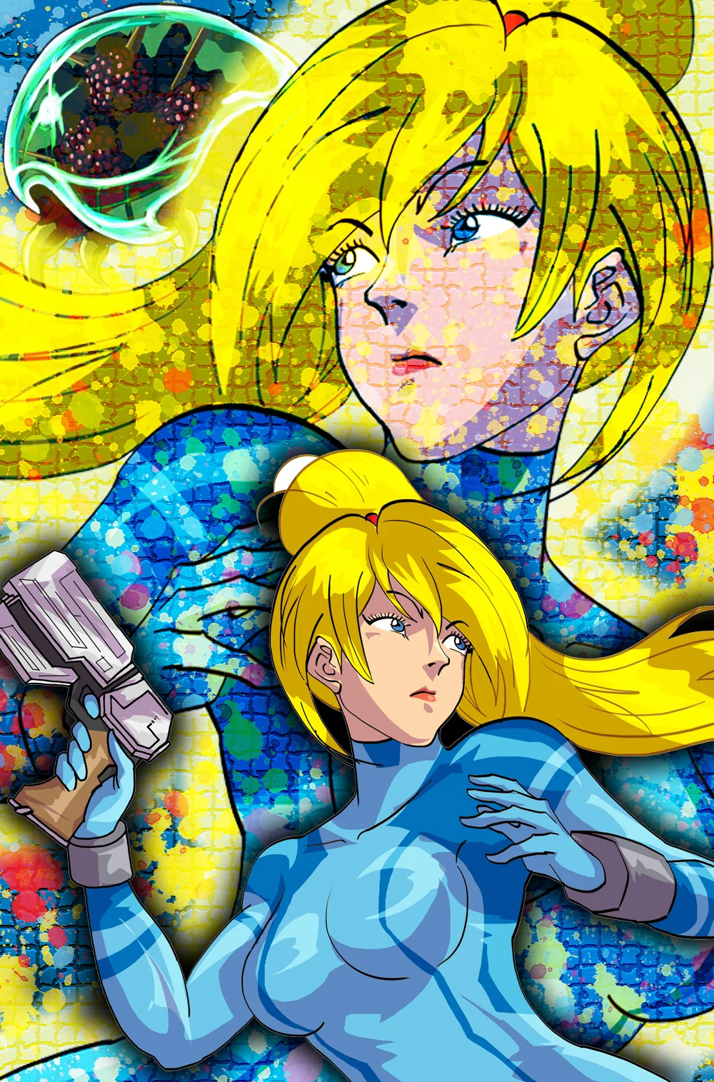 Zero suit samus 11x17 Print