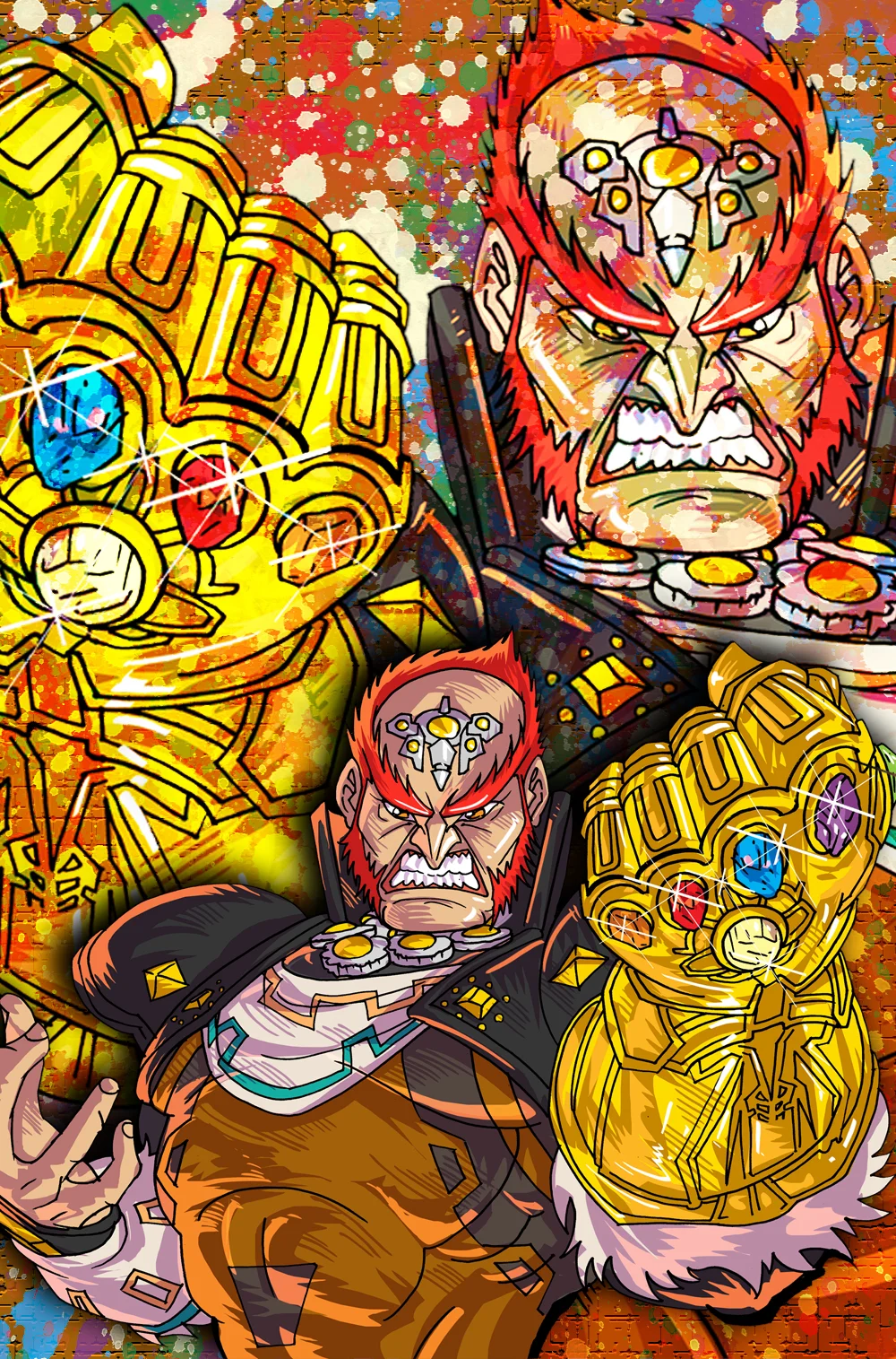 Ganon with Gauntlet 11x17 Print