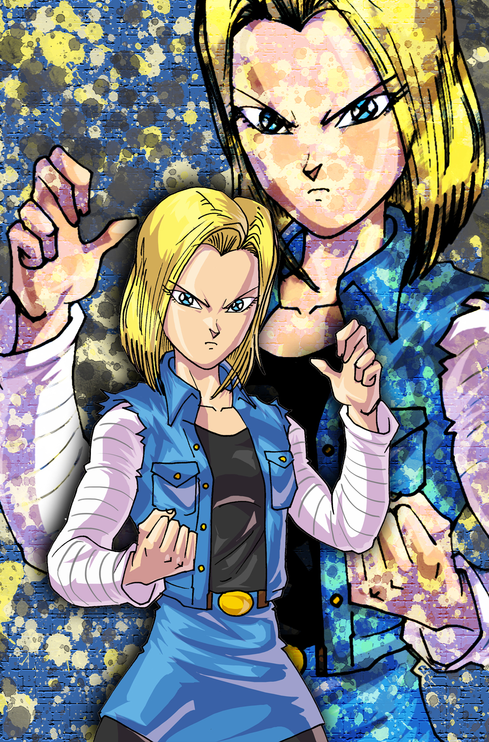 Android 18 11x17 Print