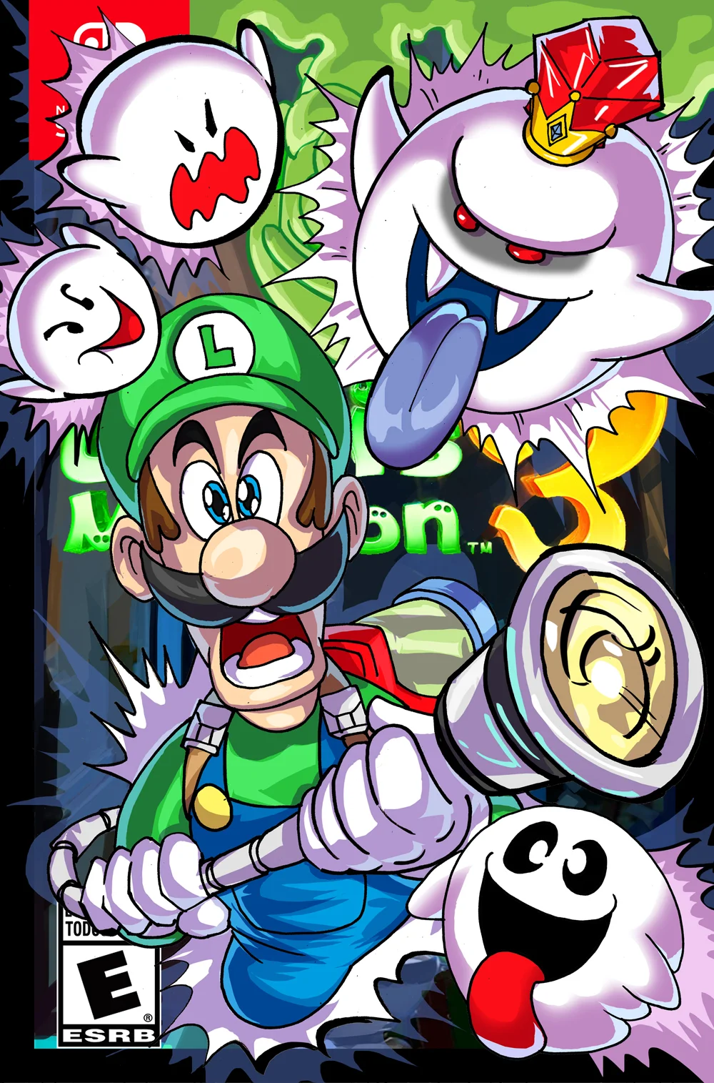 Luigi mansion 3 11x17 Print