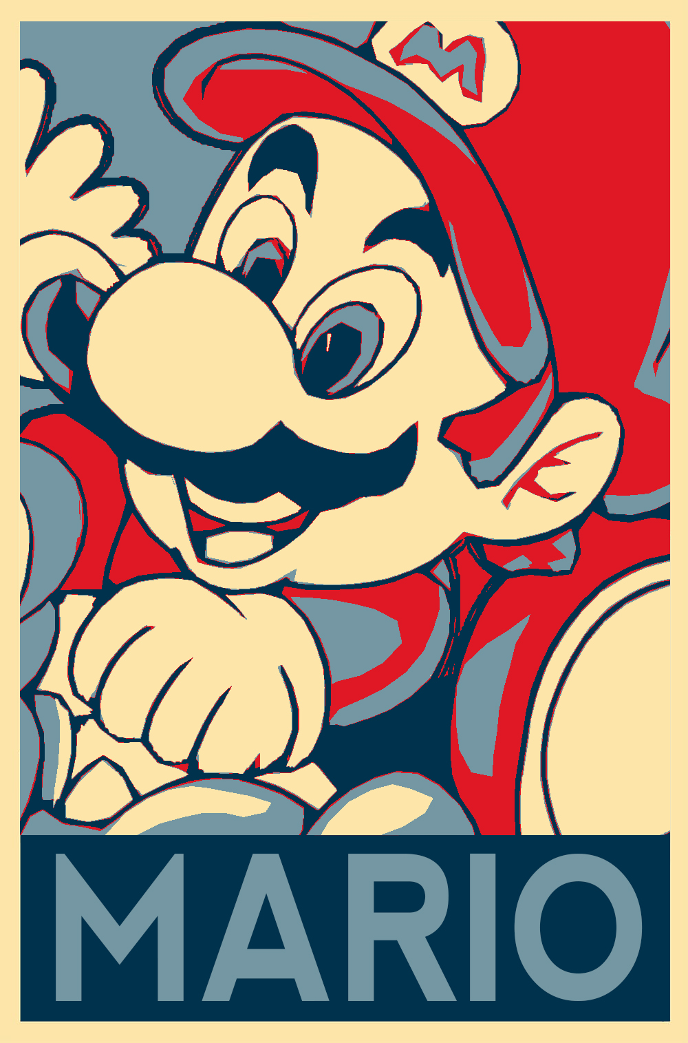 Mario Hope 11x17 Print