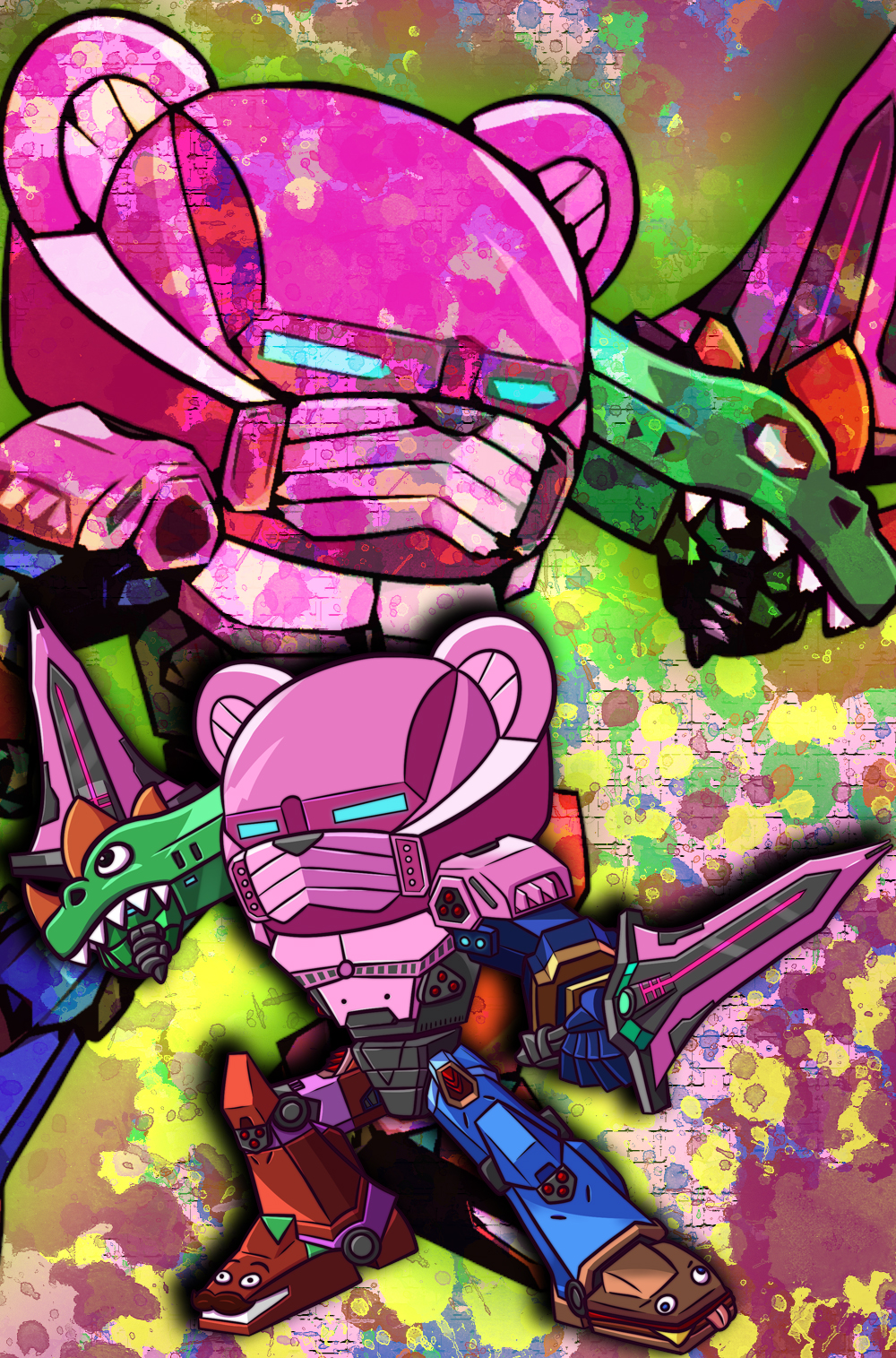 Mecha Team Leader Fortnite 11x17 Print