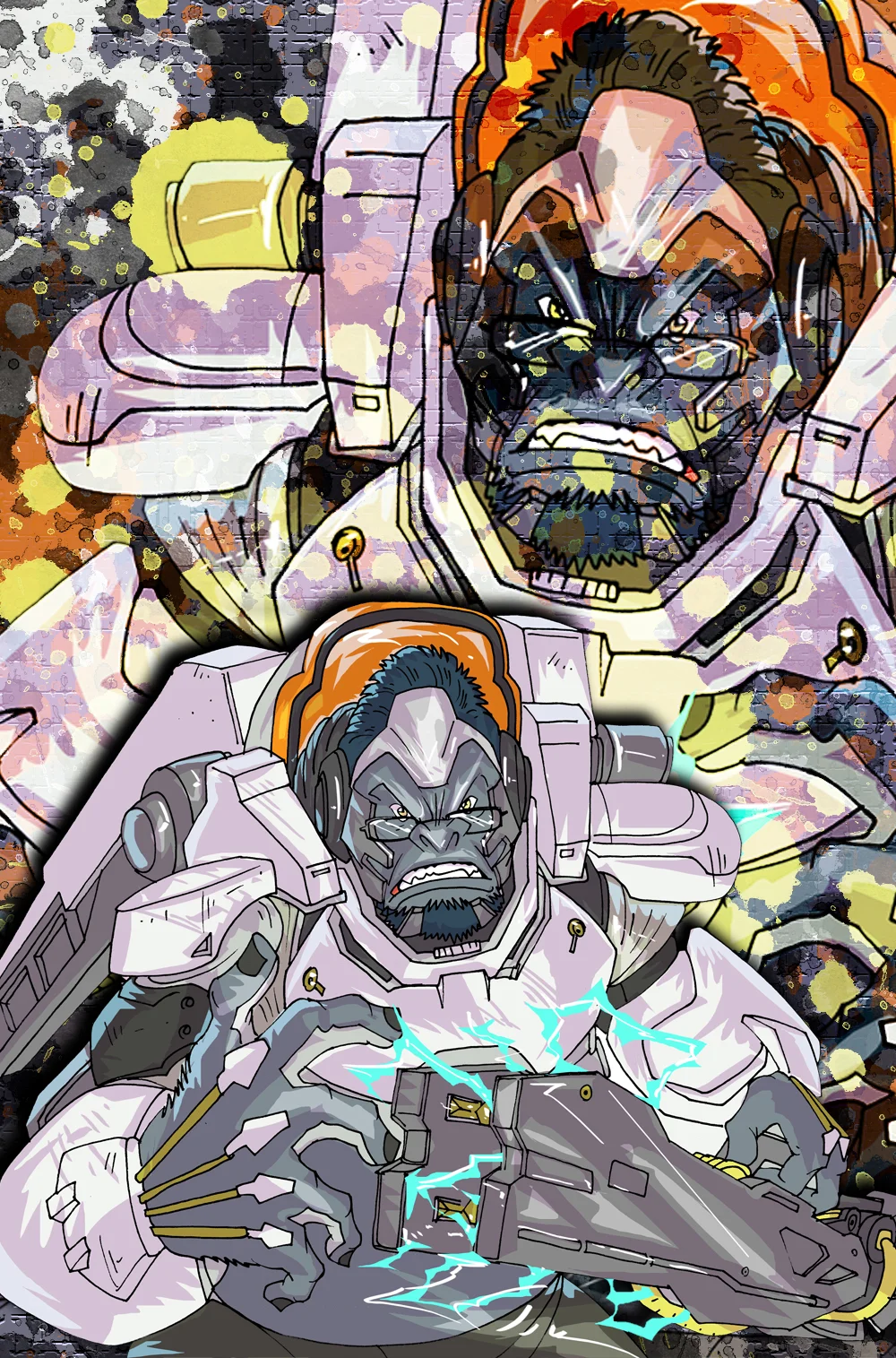 Winston Overwatch 11x17 Print