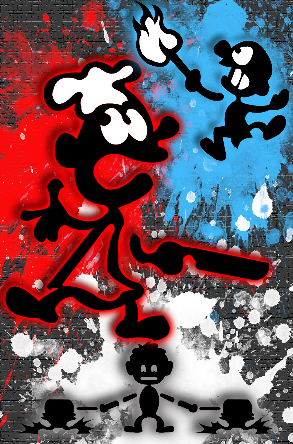 Mr. game N watch 2 11x17 Print