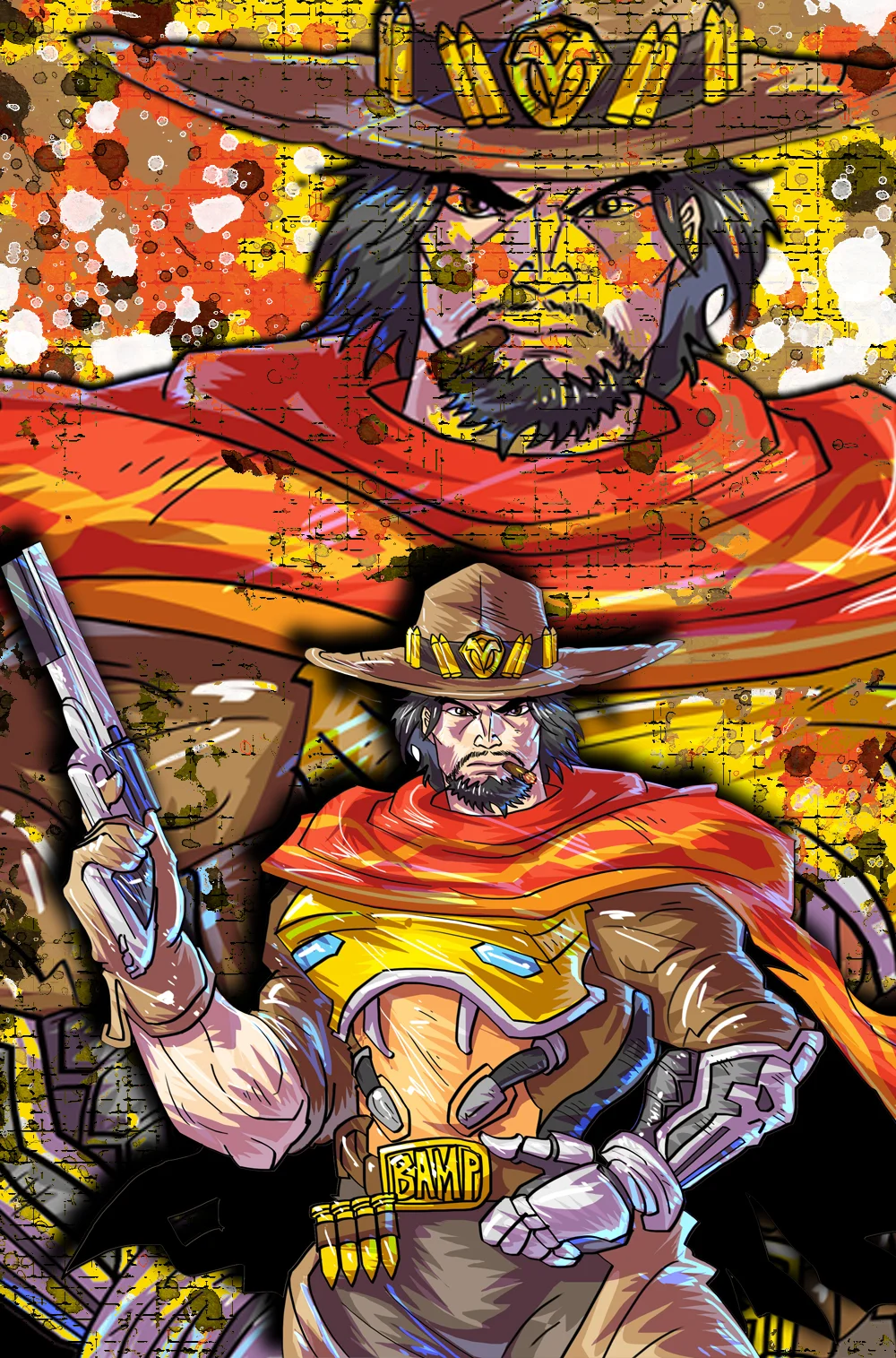 McCree Overwatch 11x17 Print