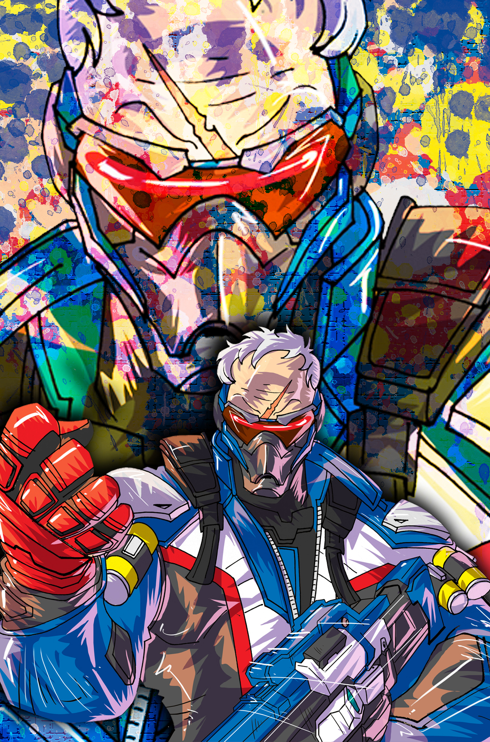 Solider 76 Overwatch 11x17 Print