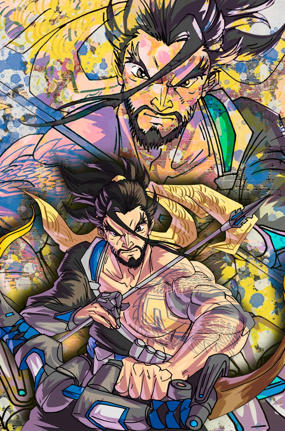 Hanzo artwork 11x17 Print