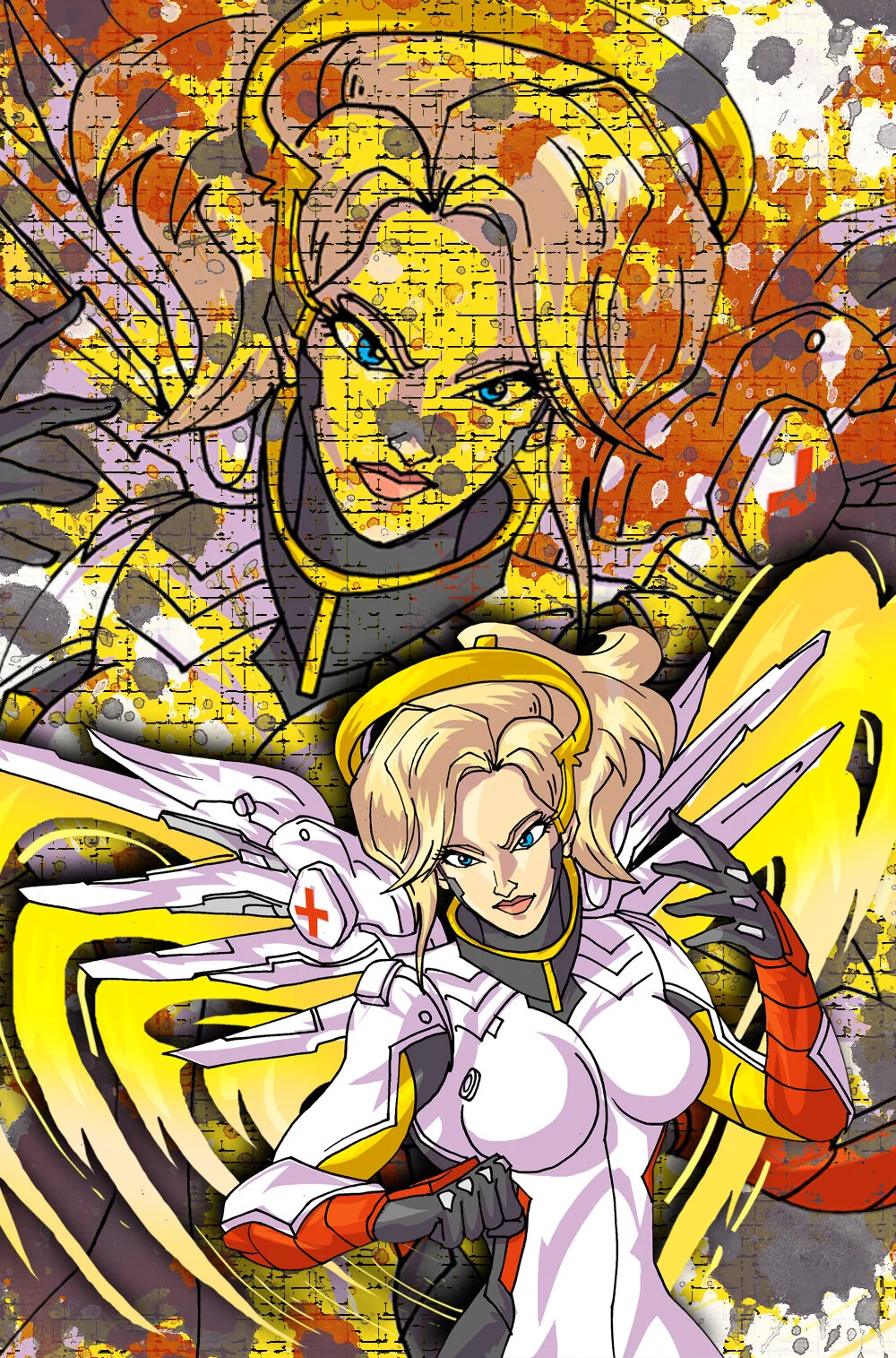 Mercy artwork 11x17 Print