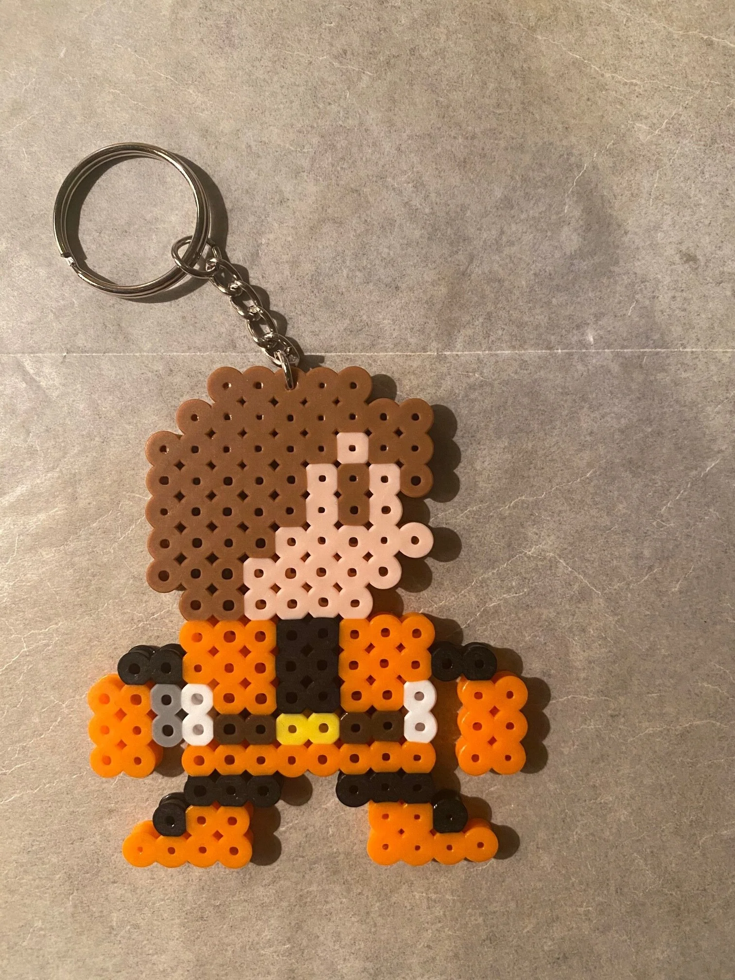 Mii Gunner bead keychain