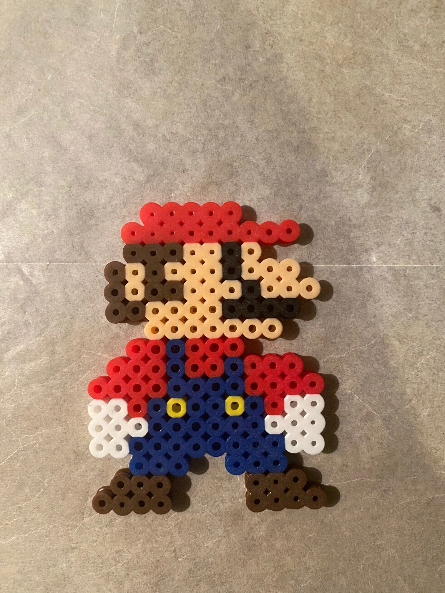 Mario bead keychain