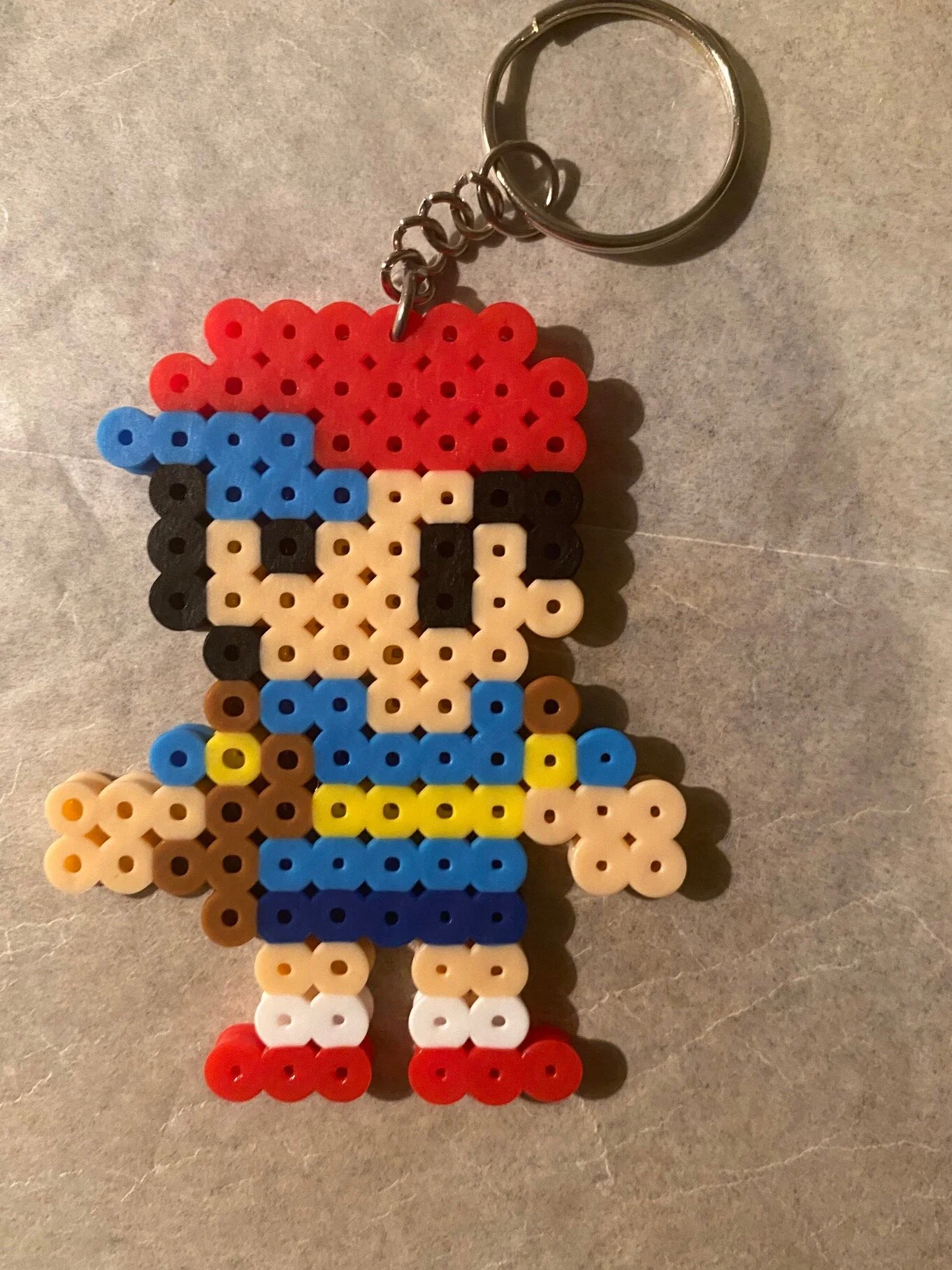 Ness bead keychain