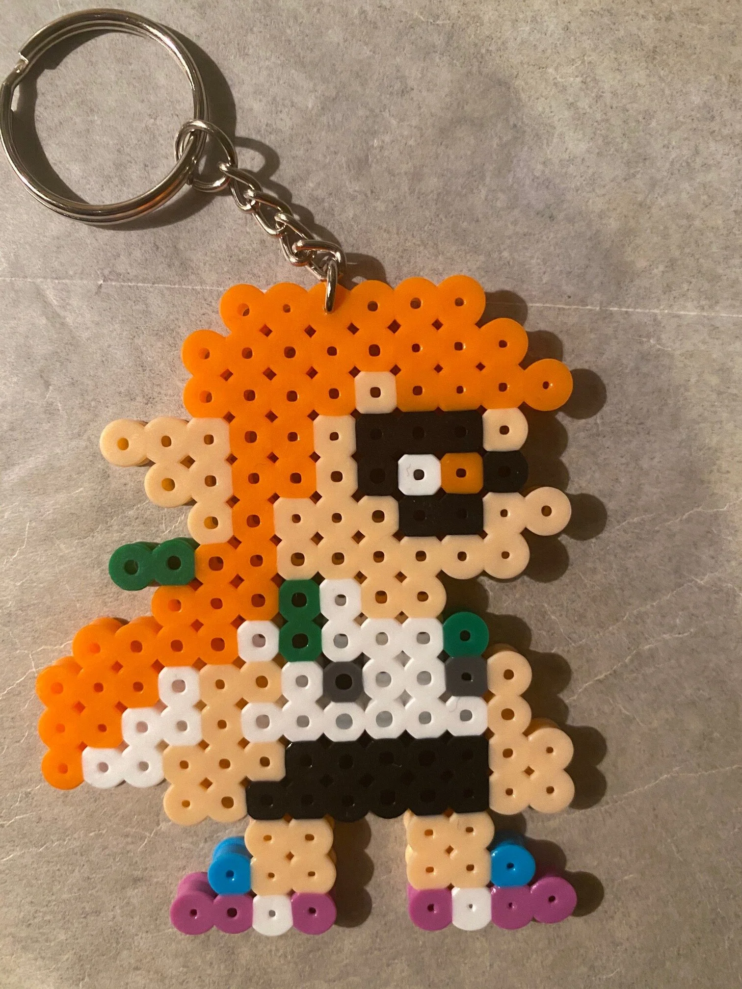 Inkling bead keychain