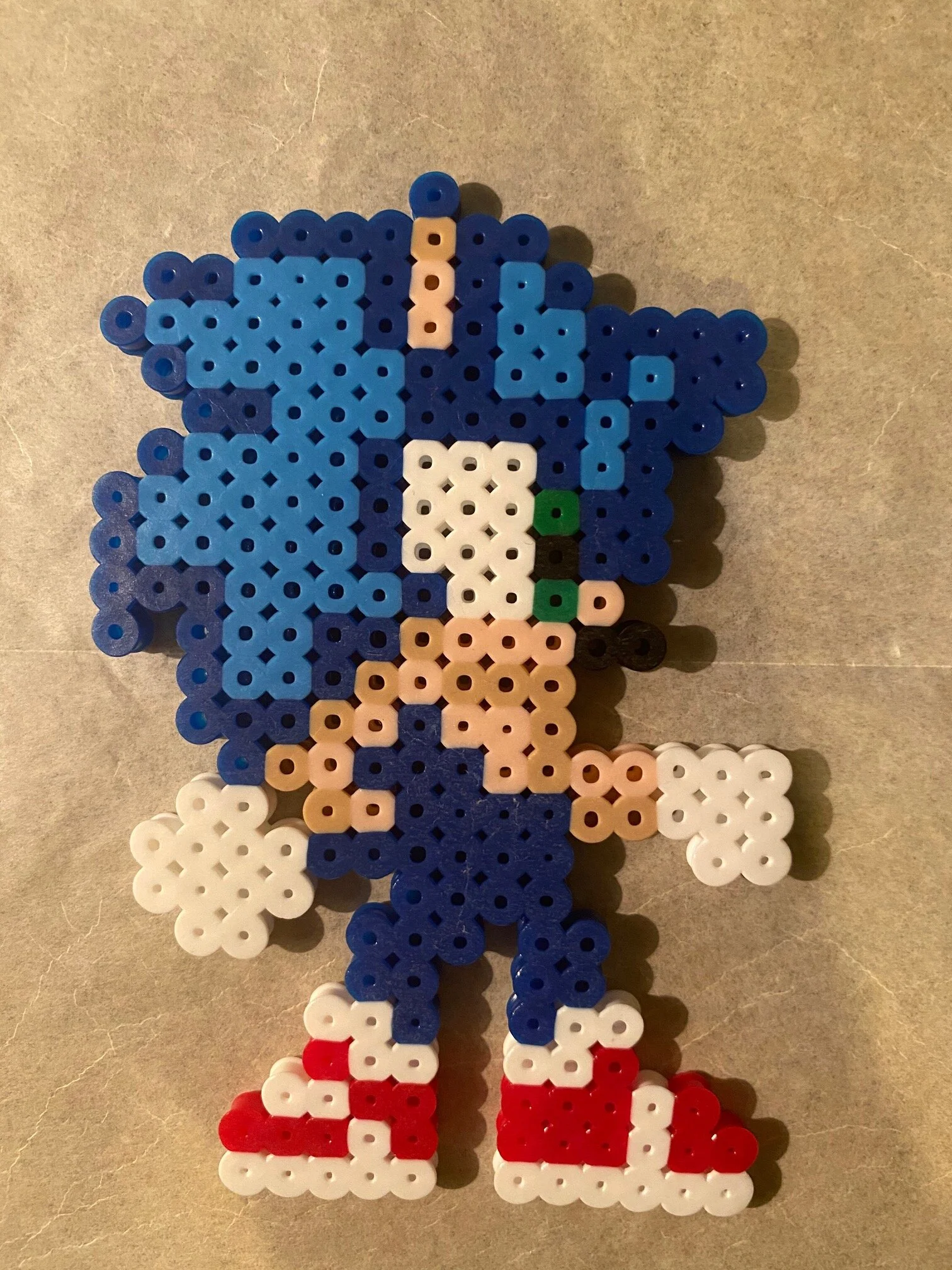Sonic bead keychain