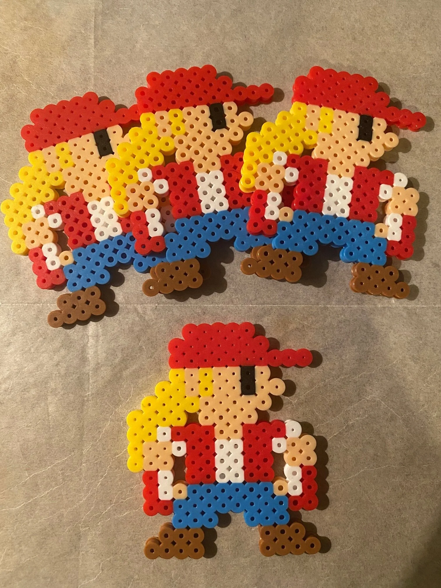 Terry Bogard bead keychain