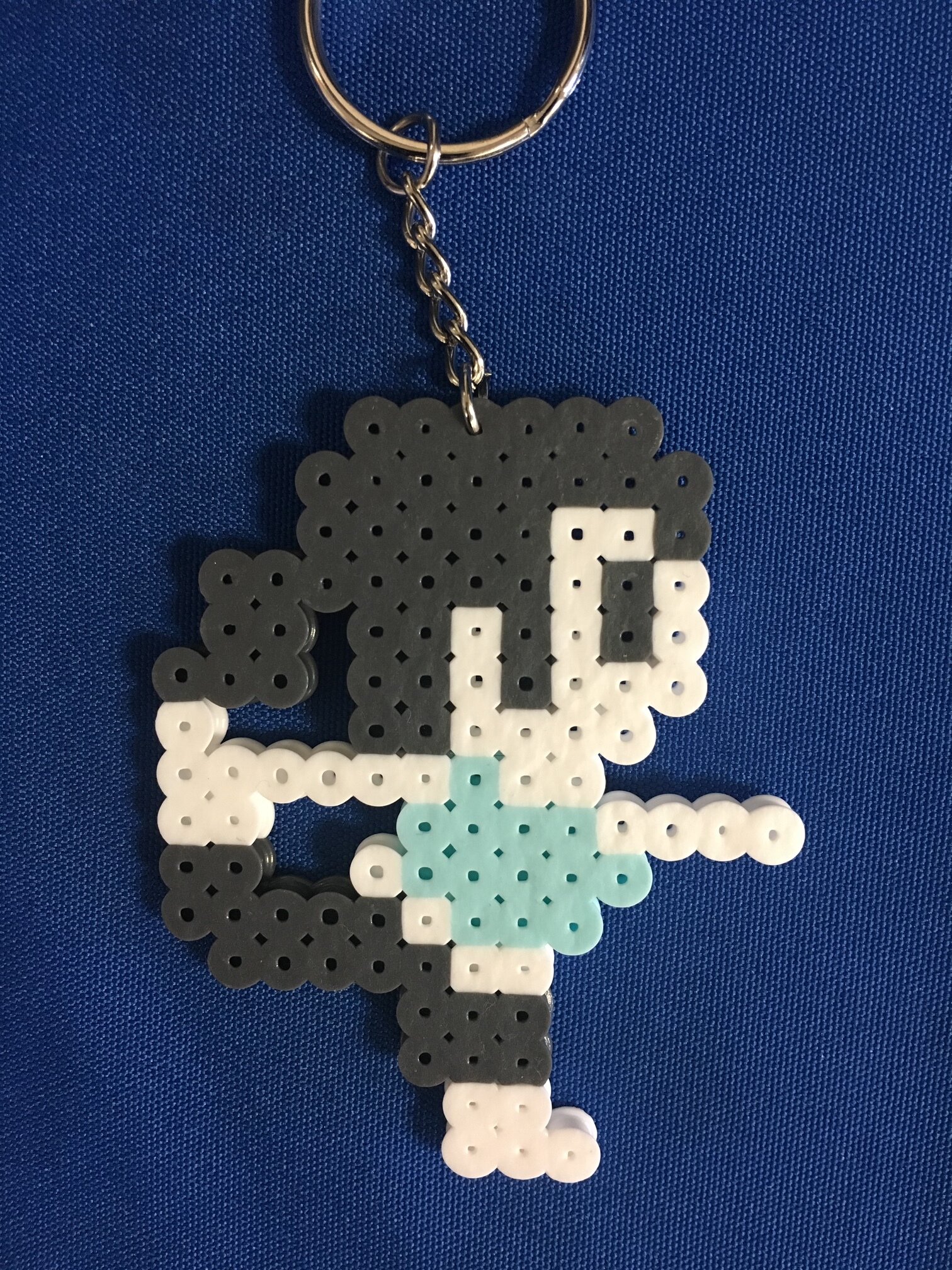 Wii Fit Trainer bead keychain