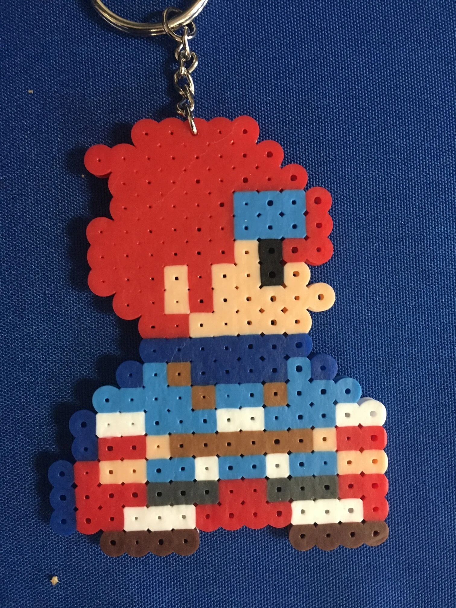 Roy bead keychain