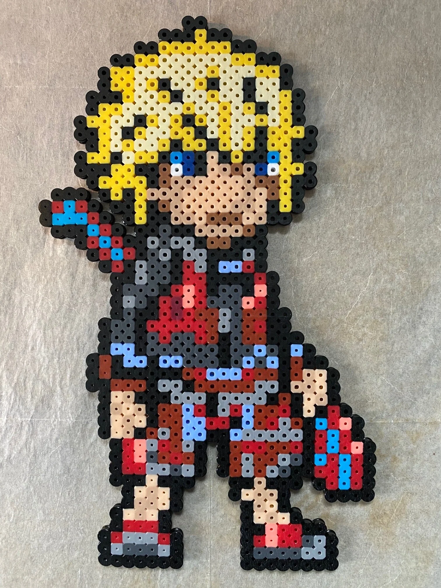 Shulk bead sprite perler
