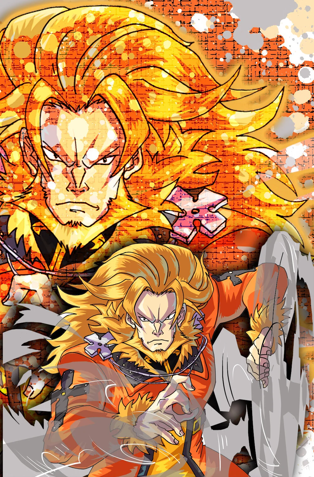 Leo white fang 11x17 Print