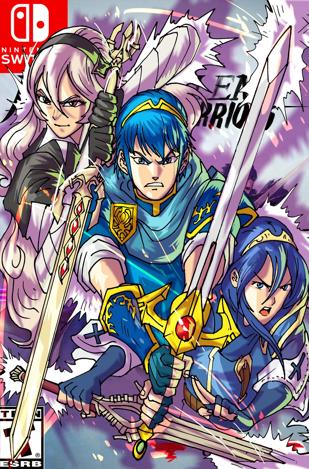 Fire Emblem Game Cover Poster Print 11x17
