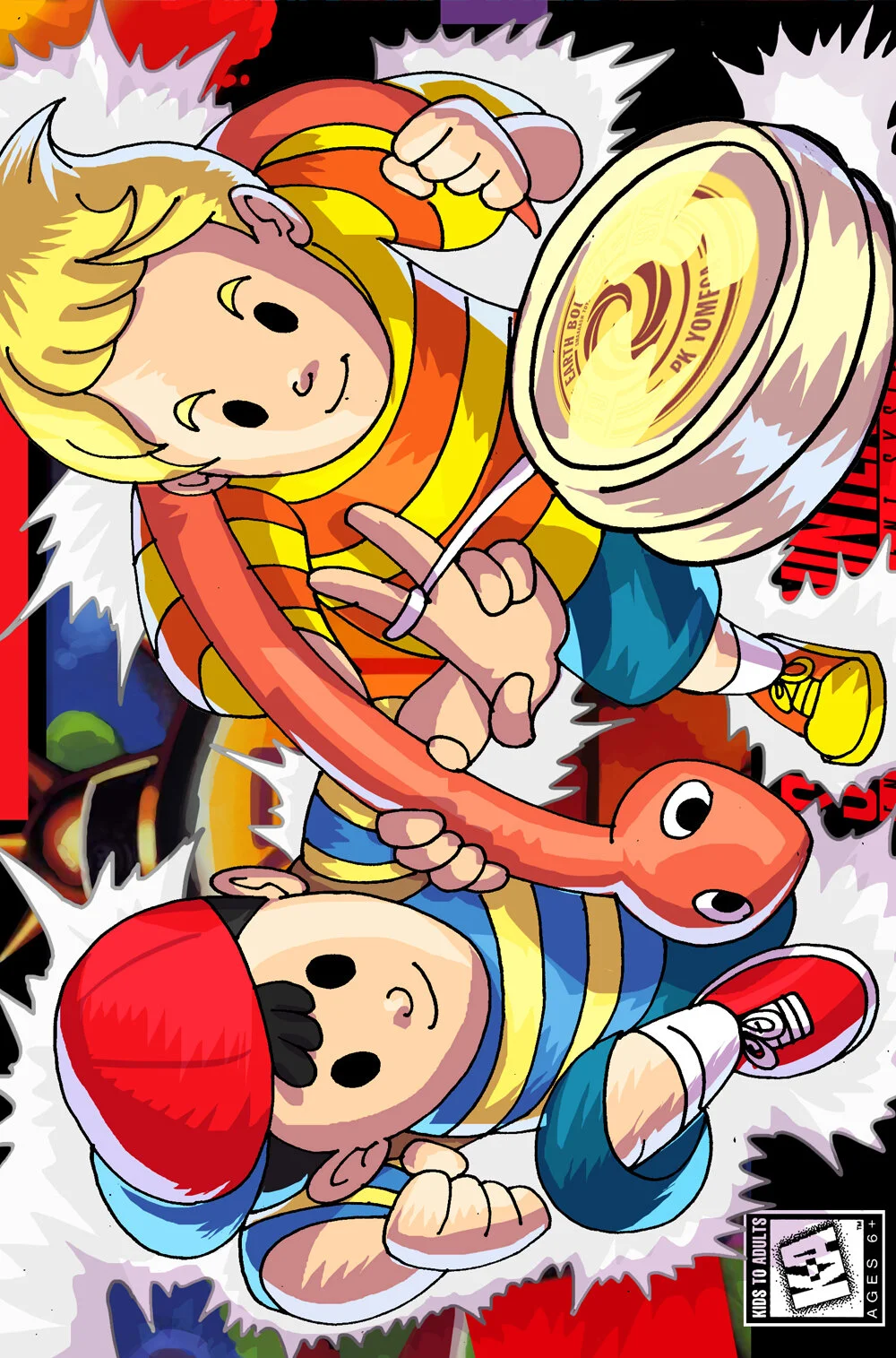 Earthbound Game Cover Poster Print 11x17