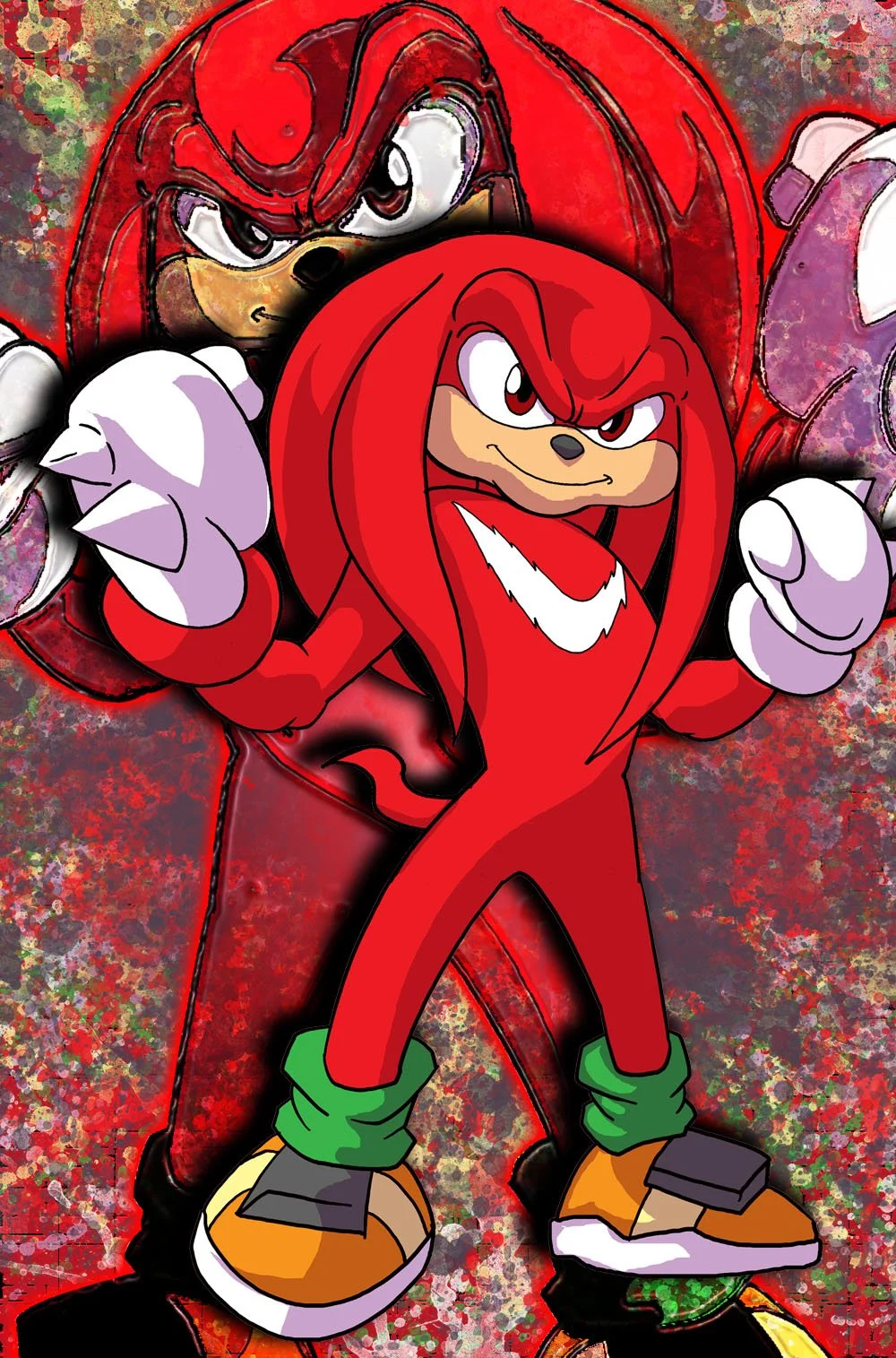 Knuckles 11x17 Poster Print