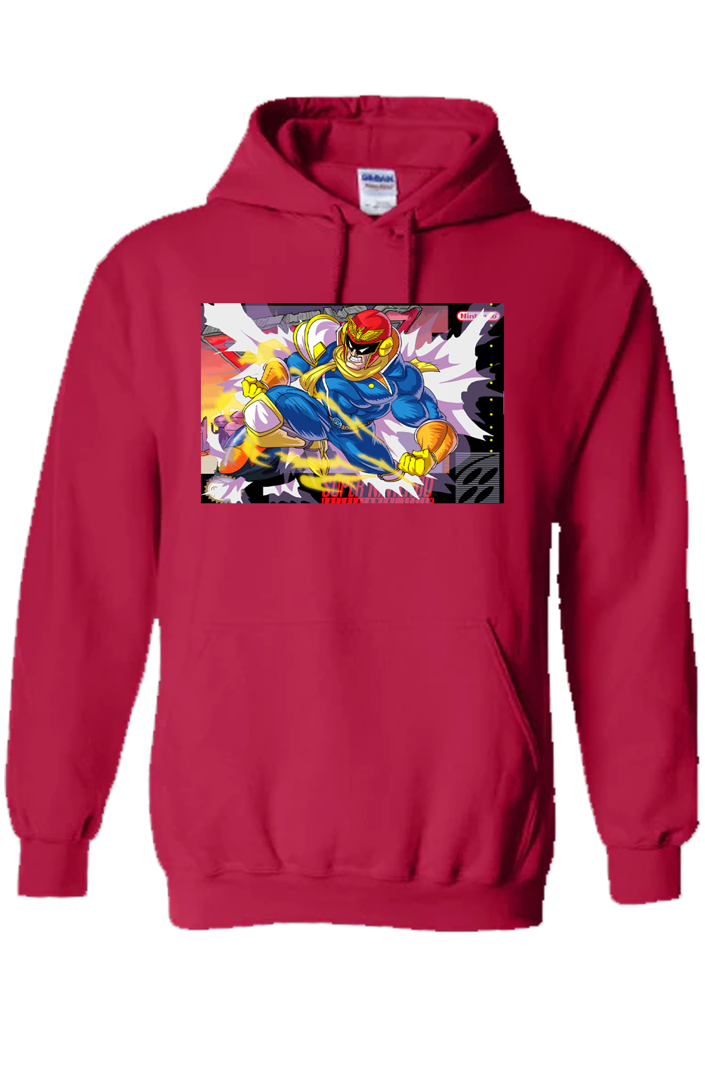 captain falcon box hoodie red.png