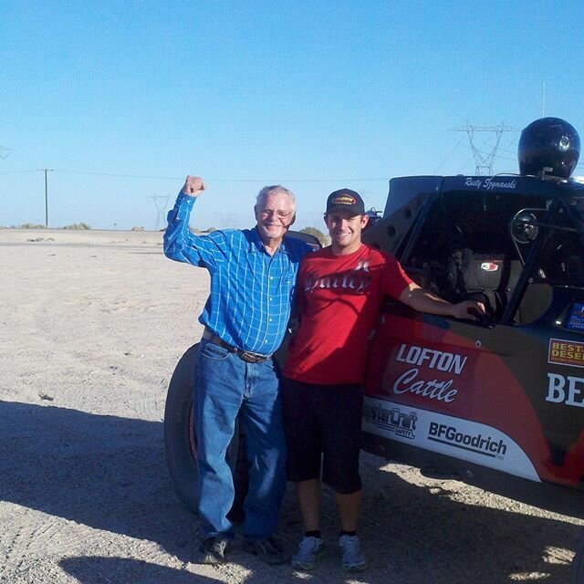 #throwbackthursday continuing circa 2011 grandpa wanted to come for a ride in the class 1500 car. Little black buggy still going strong.