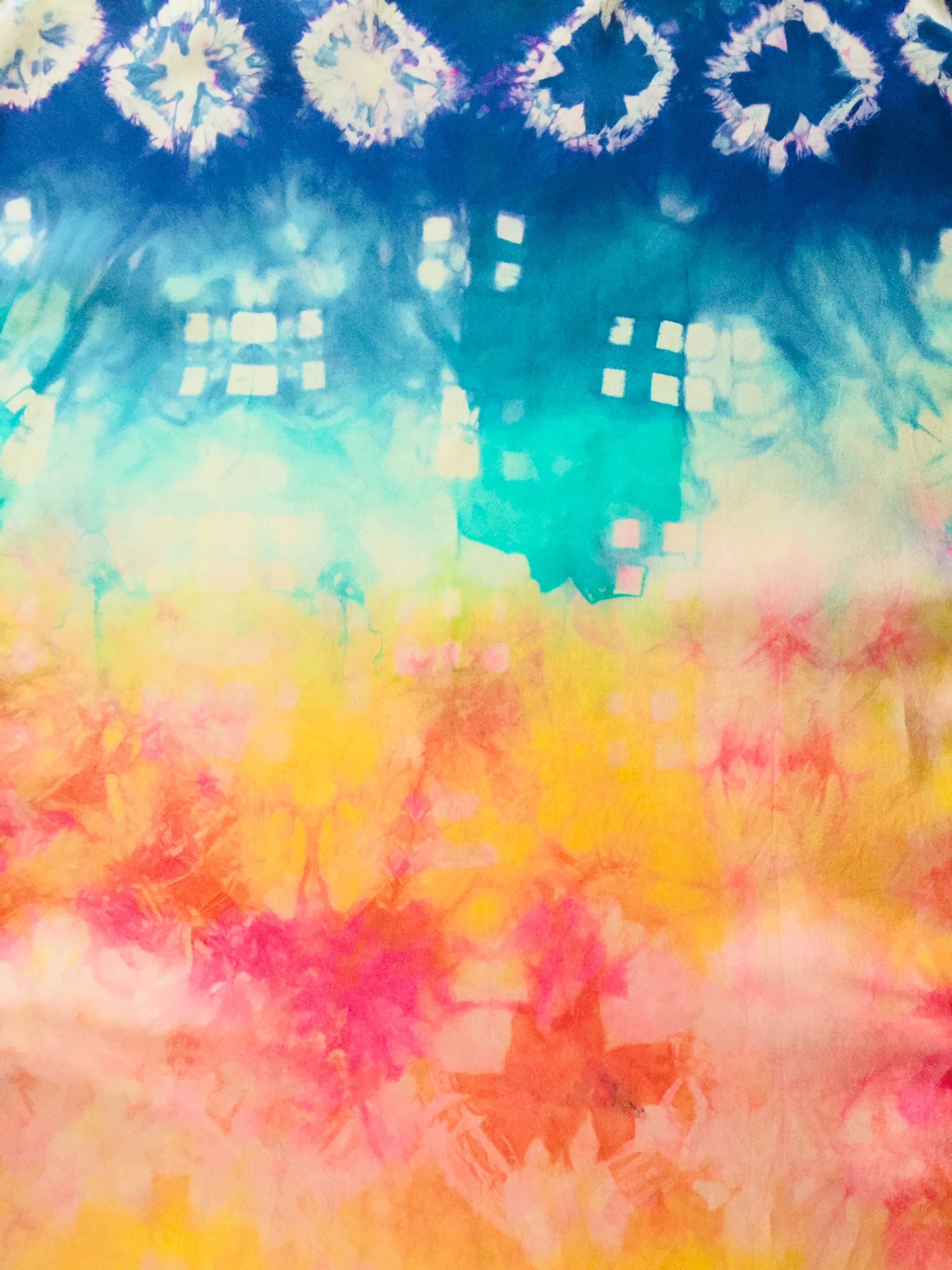 Tie Dyed Silk