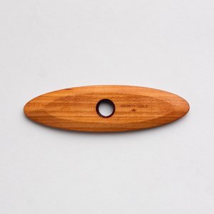 Garrity Wooden Ruler — HICKORY CLAY