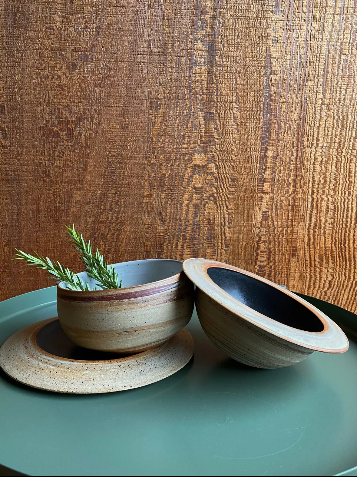 a plate, blate &amp; bowl