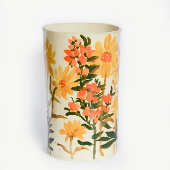 painted colored slip