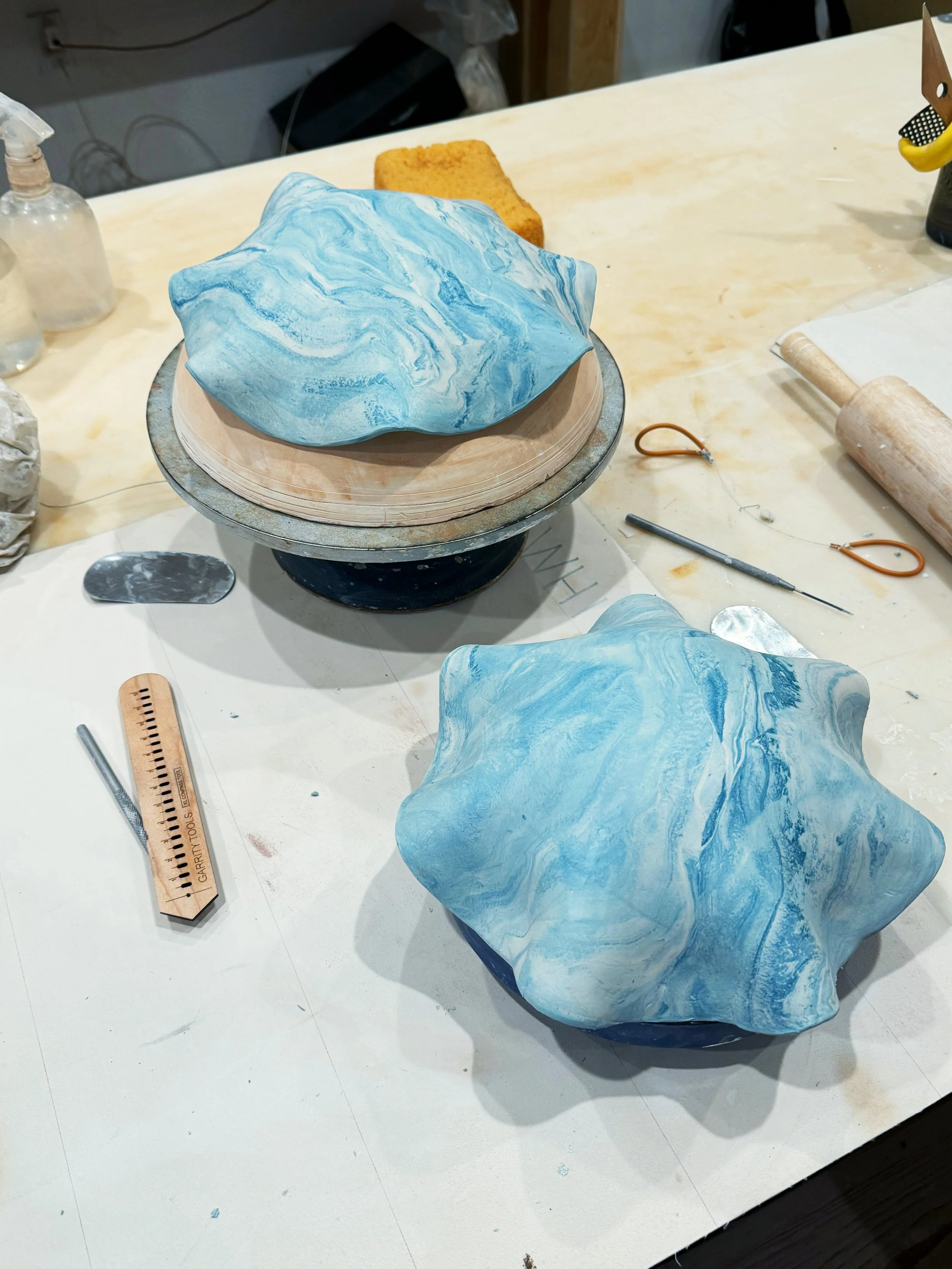 bowls in progress
