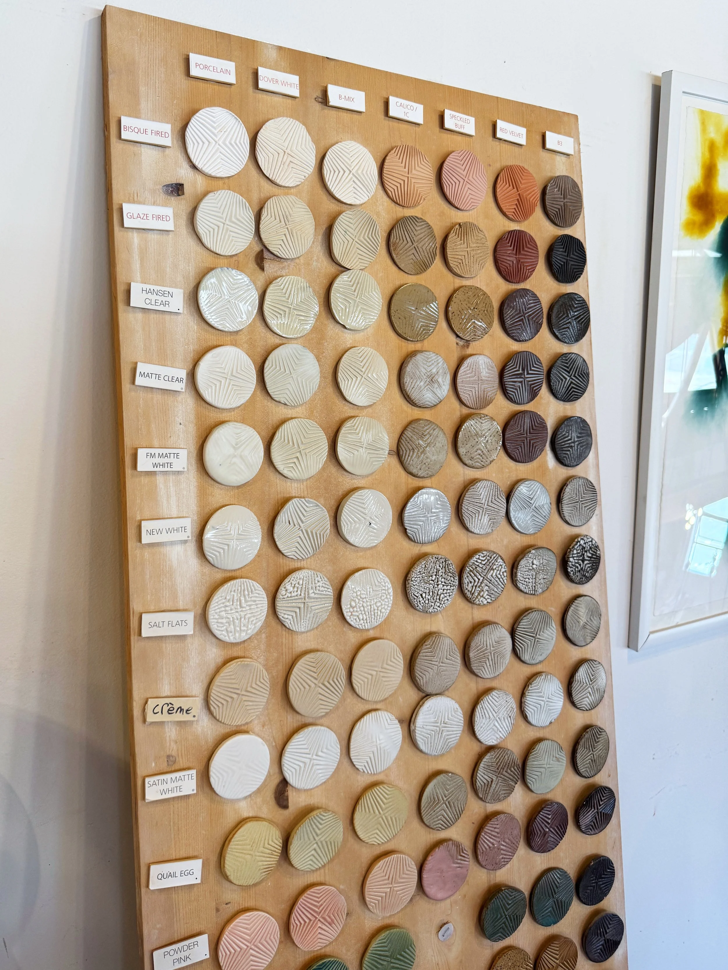 Every glaze on every clay
