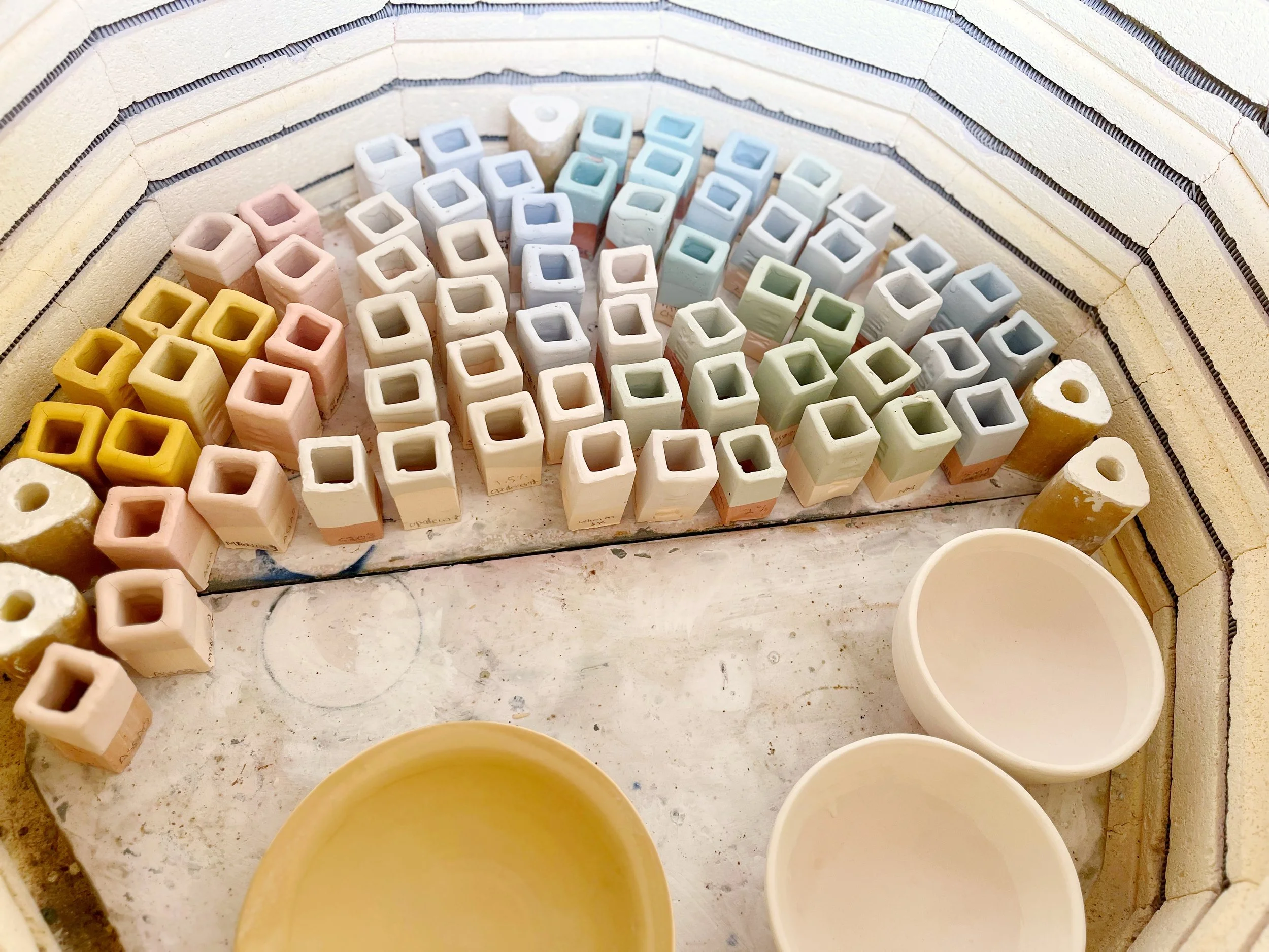 Tests in the kiln