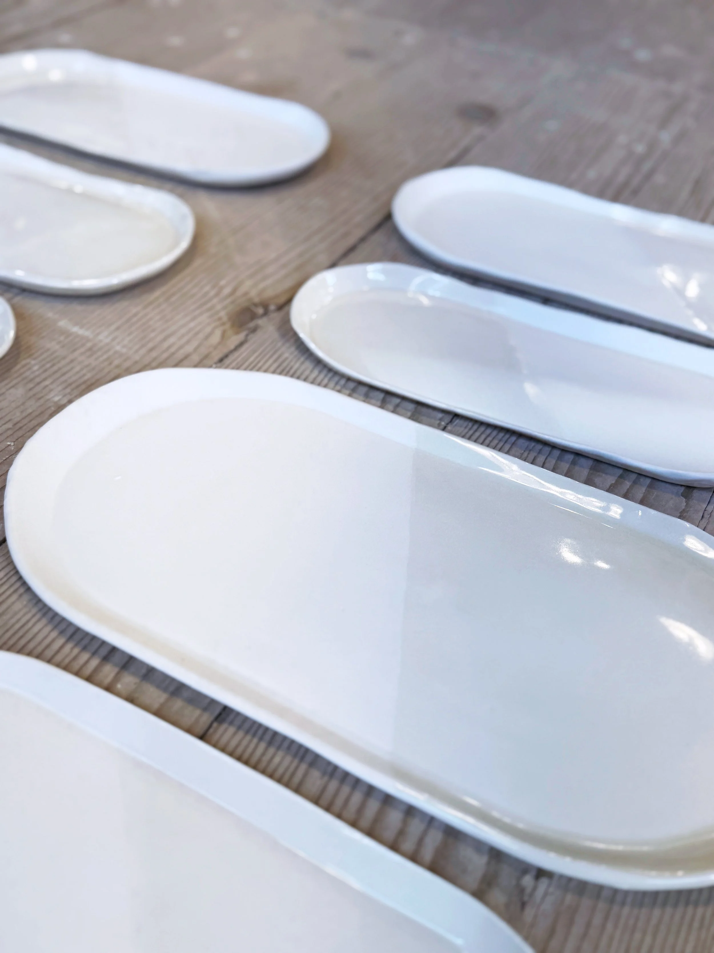 "Satin Matte White" &amp; "Hansen Clear"